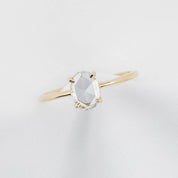 Lisa Oval Rose Cut Diamond Ring