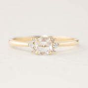 Lena Ring, 0.30ct Rose Cut Diamond