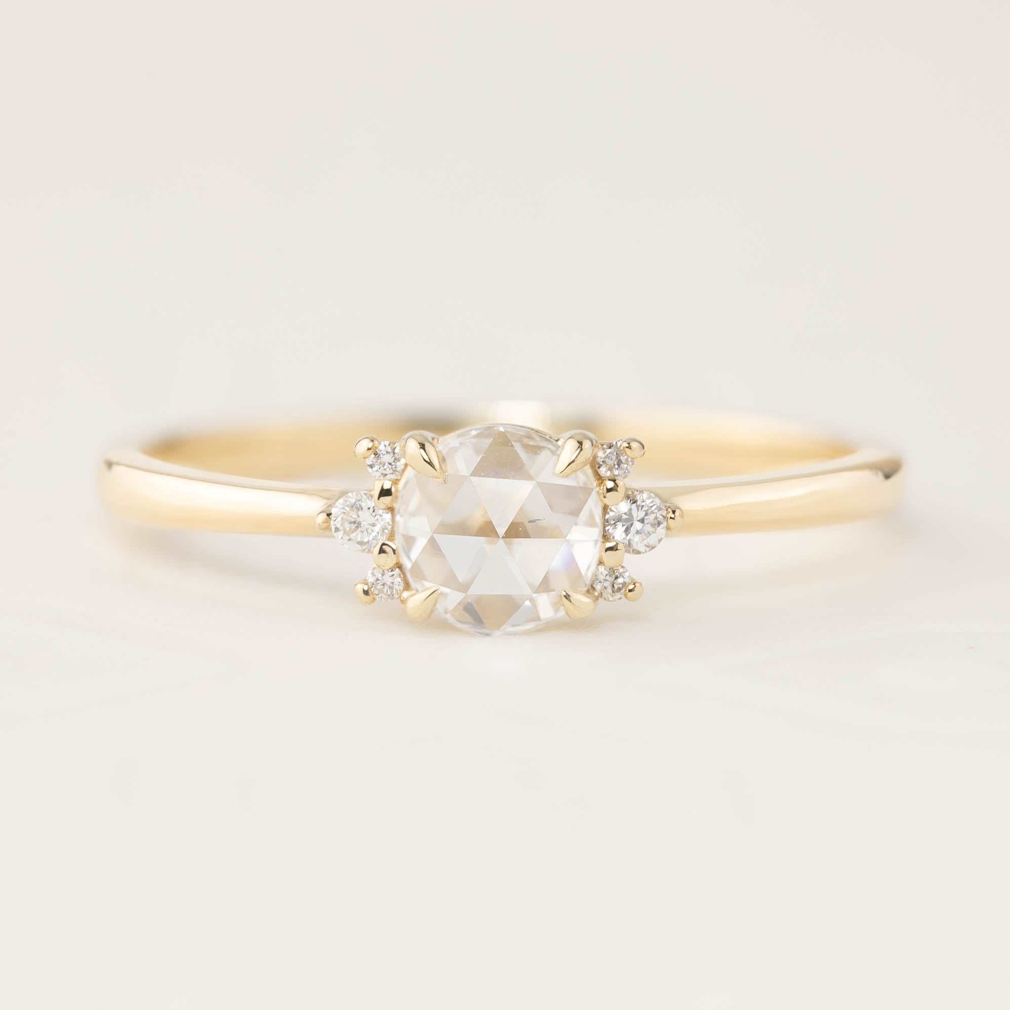 Lena Ring, 0.30ct Rose Cut Diamond
