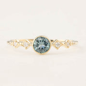 Celeste Ring, 0.45ct Montana Sapphire of your choice