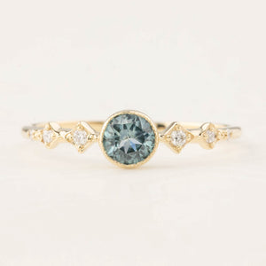 Celeste Ring, 0.45ct Montana Sapphire of your choice