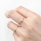 Estel 0.26ct Rose Cut Diamond Ring