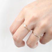 Estel 0.26ct Rose Cut Diamond Ring