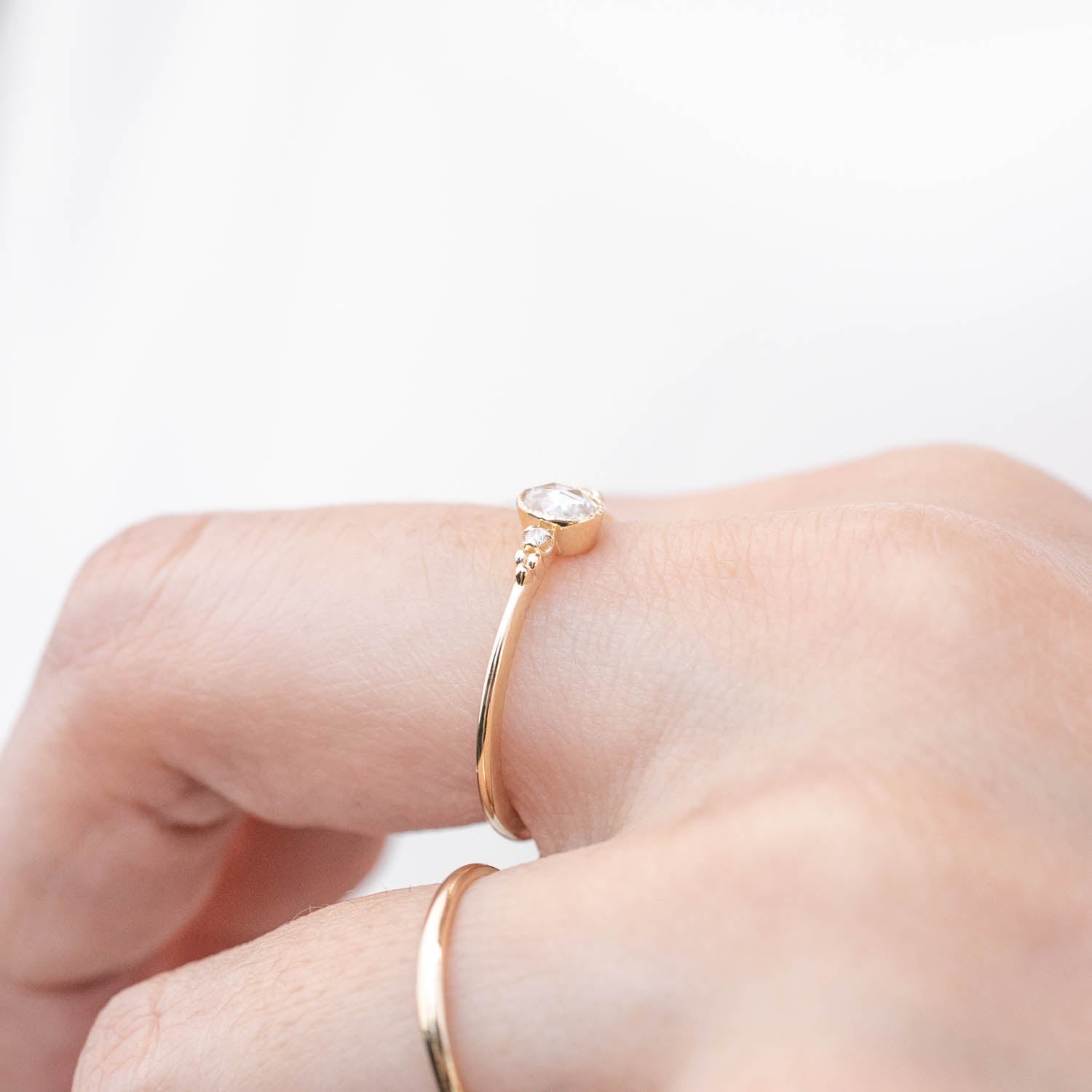 Estel 0.26ct Rose Cut Diamond Ring