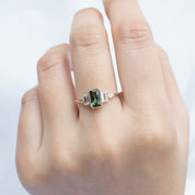Edith Ring - 1.06ct Green Queensland Sapphire (One of a kind)