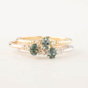 Estel Ring, 0.20ct Unheated Sapphire of your choice, oval shape gemstone