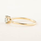Audrey Ring, 0.70ct Montana Sapphire