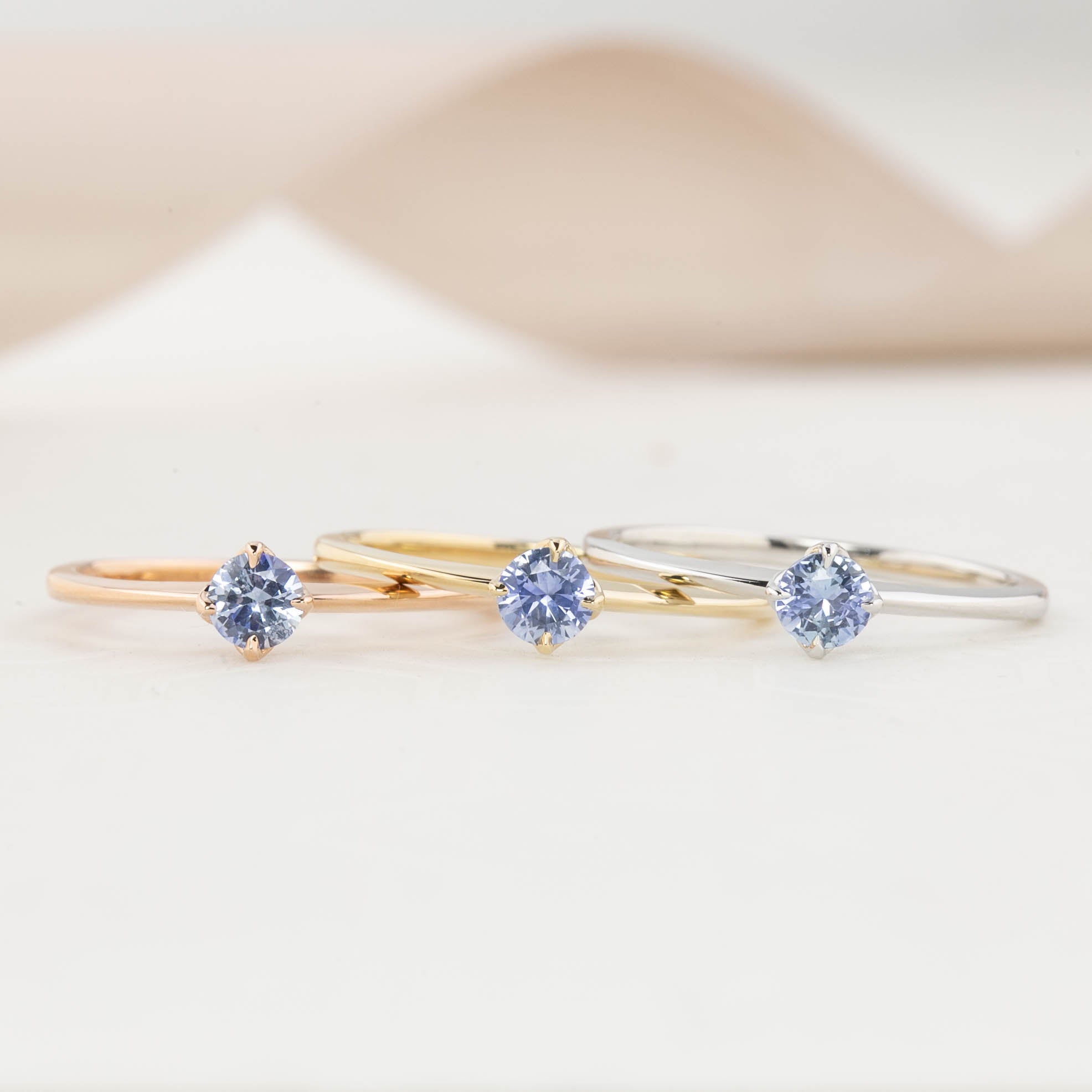 Alice Ring, 0.30ct Ceylon Sapphire of your choice