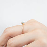 Audrey Ring, 0.70ct Montana Sapphire