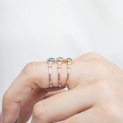Stella Ring, 0.45ct Montana Sapphire of your choice