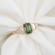 Edith Ring, 1.43/1.39ct Madagascar Sapphire