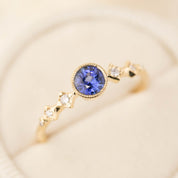 Celeste Ring, 0.40ct Sapphire