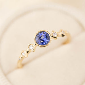 Celeste Ring, 0.40ct Sapphire