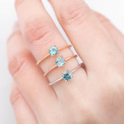 Sara Ring, 0.40ct Unheated Madagascar Sapphire of your choice