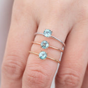Sara Ring, 0.40ct Unheated Madagascar Sapphire of your choice