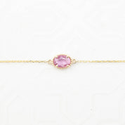 Dahlia Bracelet Setting (Oval 7mm)