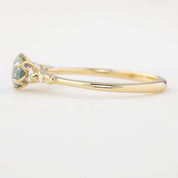 Estel Fleur Ring, 0.55ct Unheated Sapphire