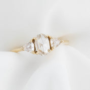 Madison Ring, 0.56ct Oval Rose Cut Diamond