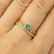 Alice Ring, 0.45ct Montana Sapphire of your choice