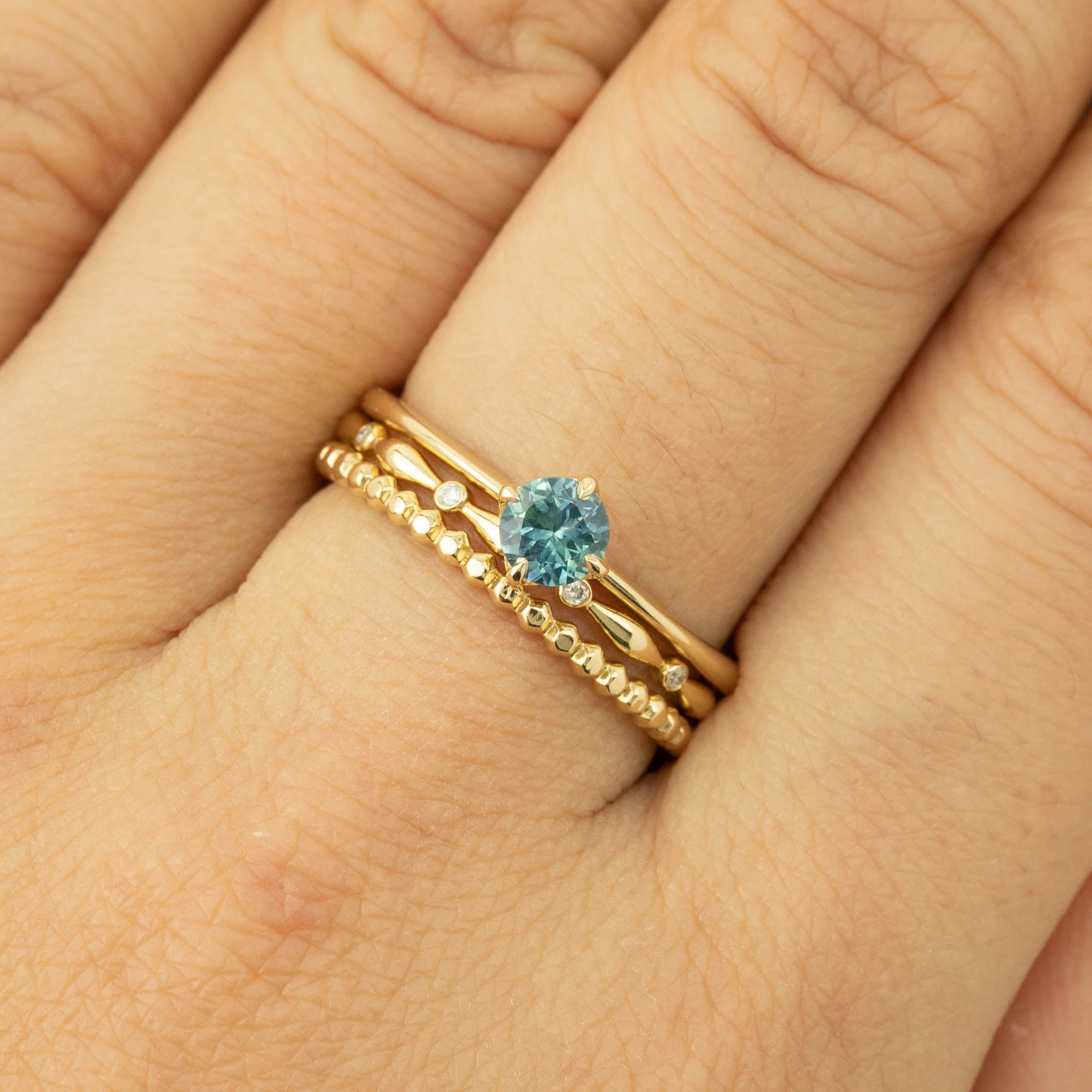 Alice Ring, 0.45ct Montana Sapphire of your choice