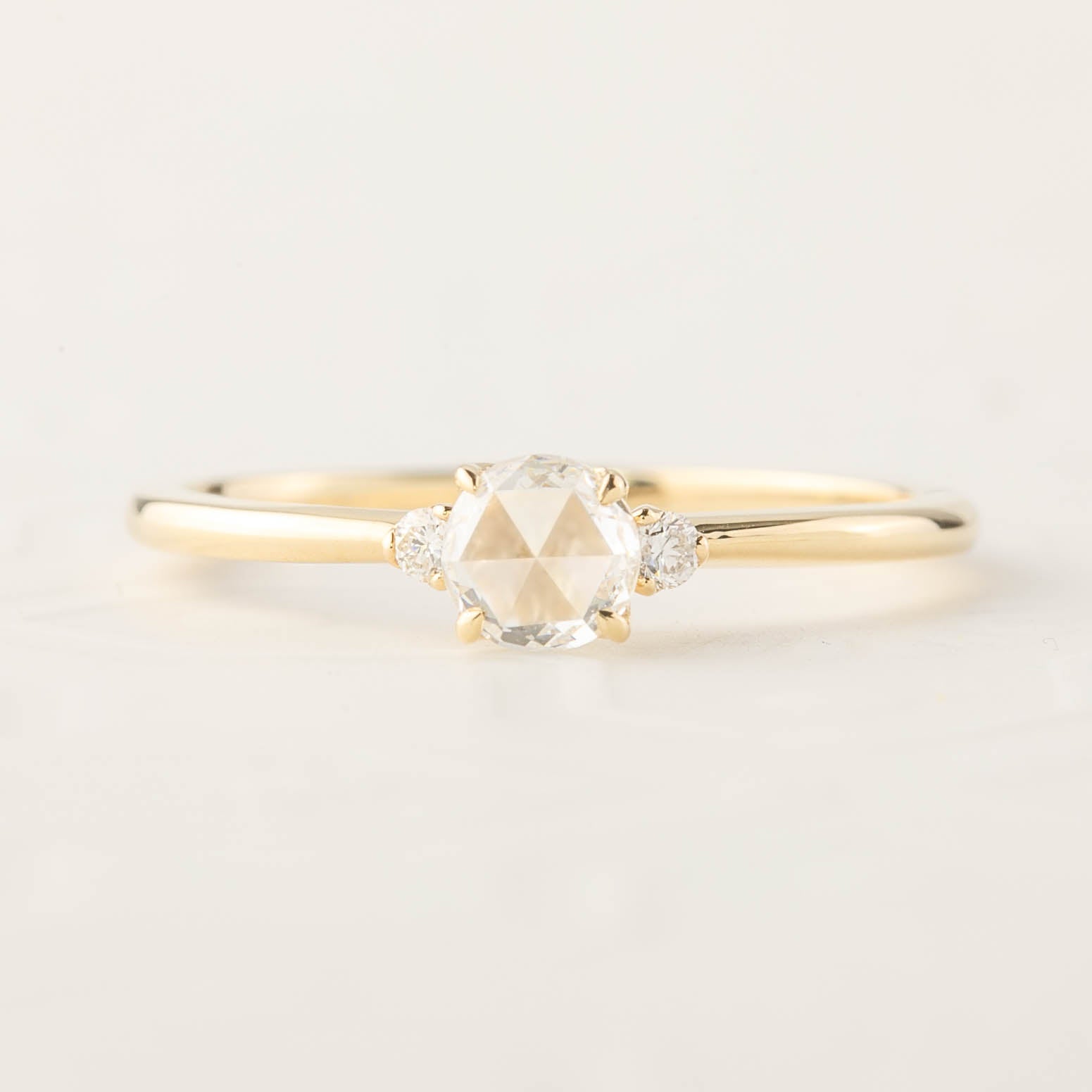 Sofia Round Rose Cut Diamond Ring