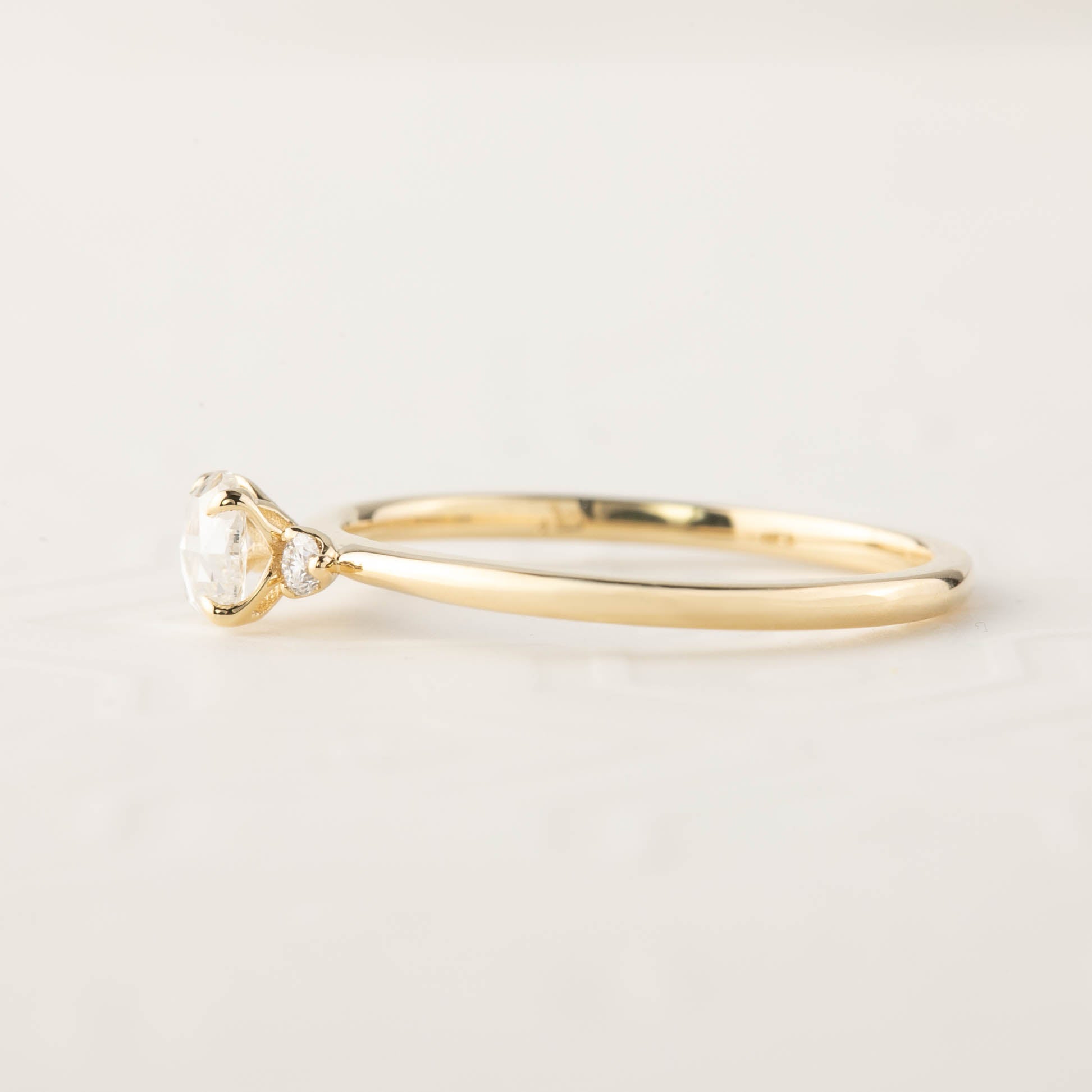 Sofia Round Rose Cut Diamond Ring