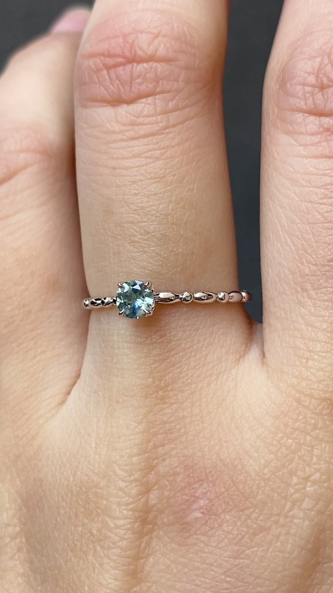 Candy Ring, 0.30ct Montana Sapphire