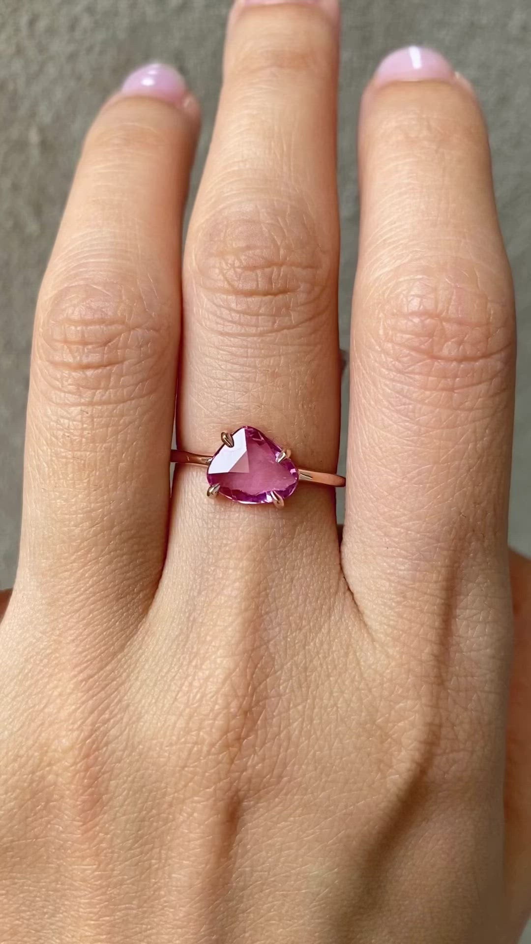 Lisa Ring, 1.43ct Pink Sapphire