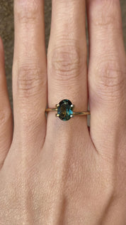 1.58ct  ブルーグリーンサファイア クィーンズランド産