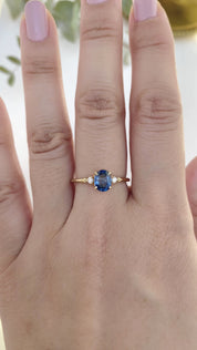 Estel Ring - 1.05ct Blue Sapphire (One of a kind)