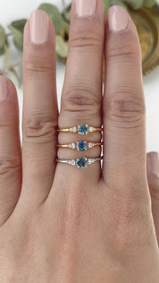 Estel Ring, 0.30ct Montana Sapphire