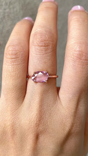 Lisa Pink Sapphire Ring