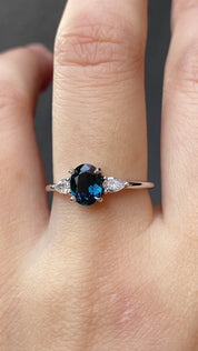 Olivia Ring, 1.12ct Queensland Sapphire