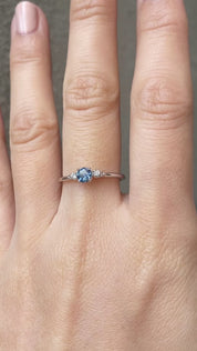 Estel Ring, 0.30ct Montana Sapphire