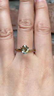 1.53ct パーティ グリーン イエロー サファイア モンタナ産 SO331