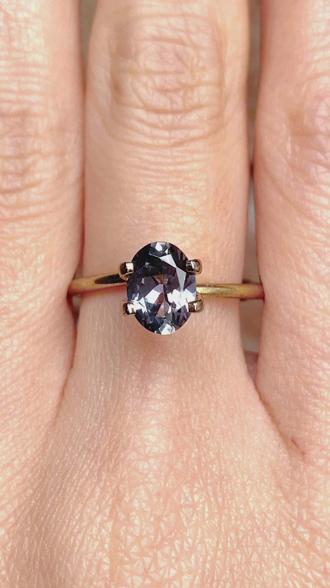 1.52ct Oval Cut Gray Blue Umba Sapphire SO360