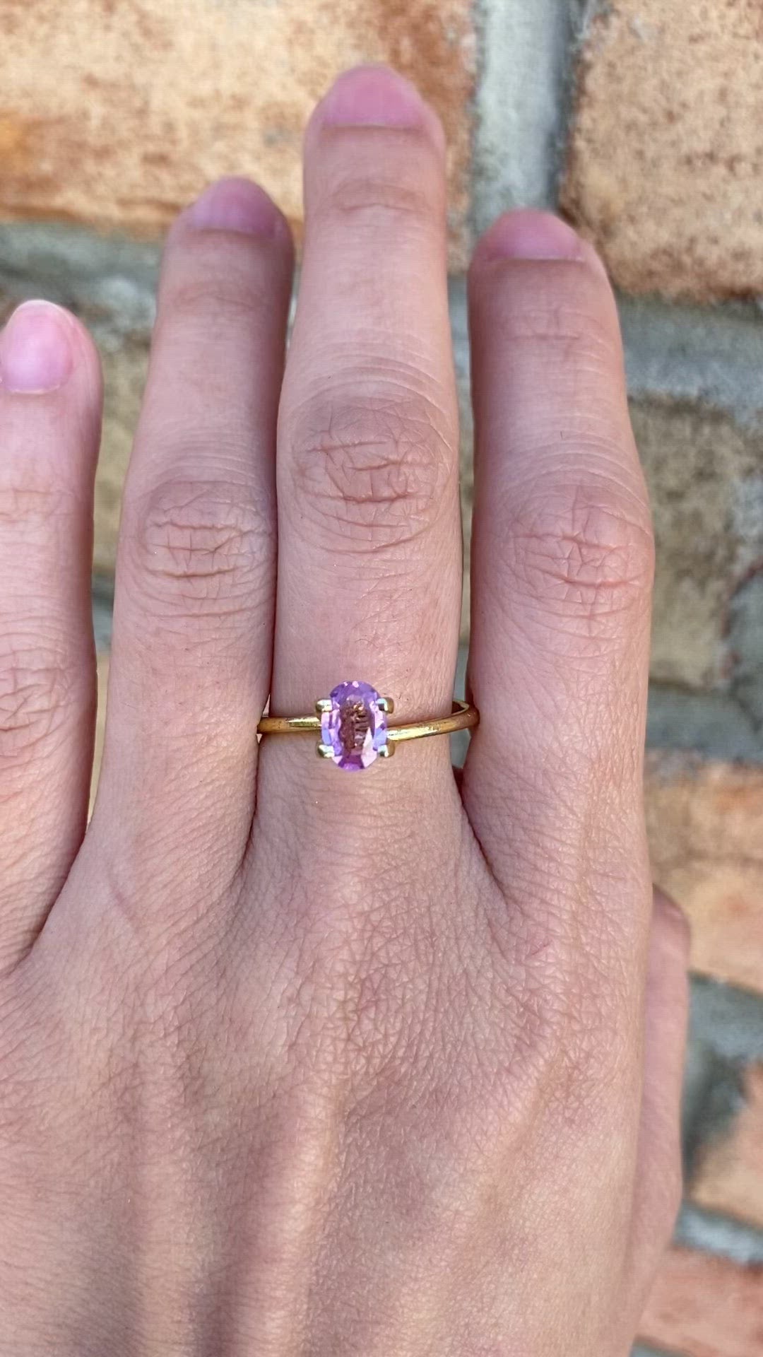 0.93ct Oval Cut Light Pink Ceylon Sapphire