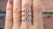 Stella Ring, 0.4ct Unheated Sapphire