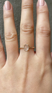Lisa Oval Rose Cut Diamond Ring