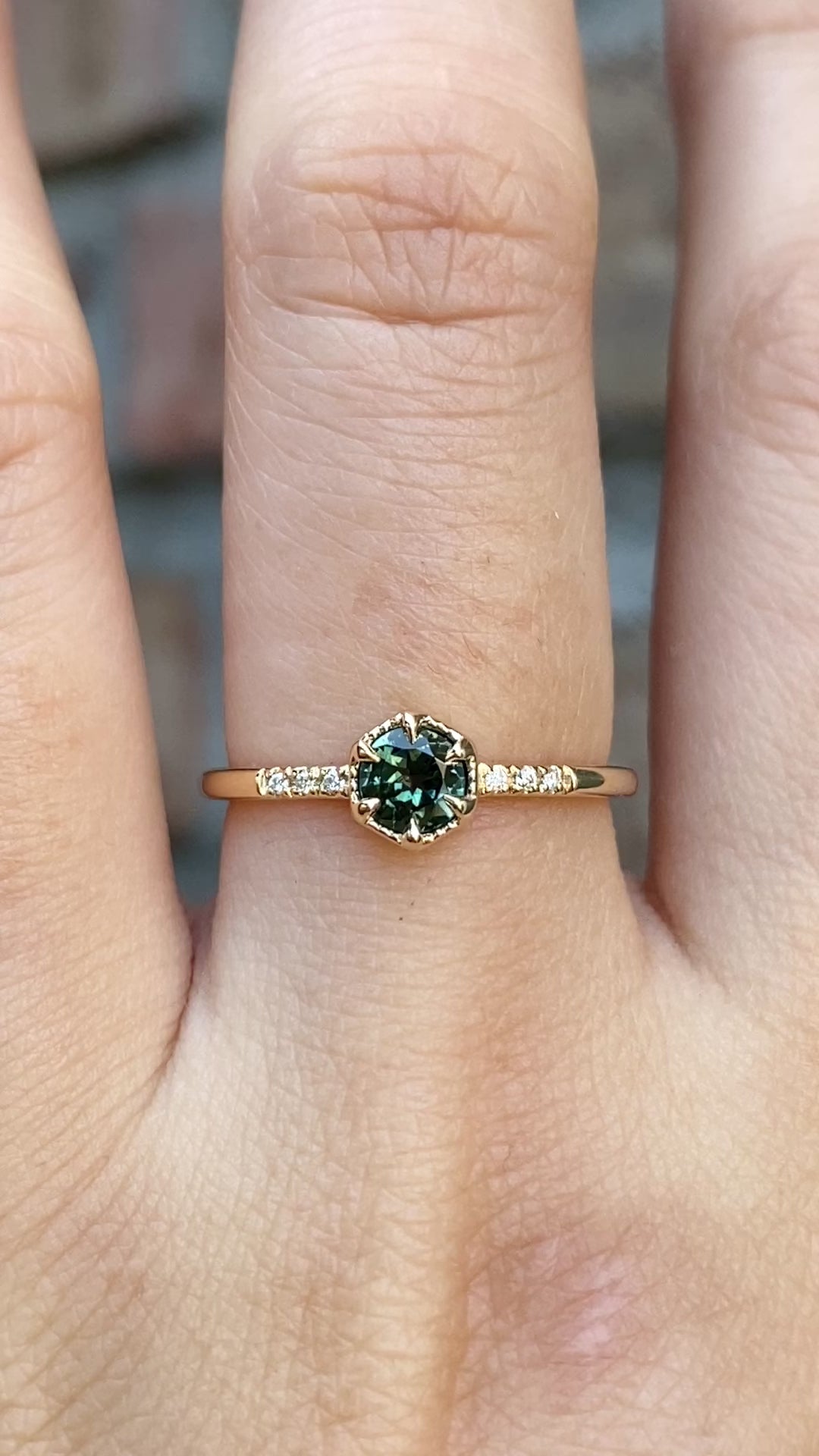 Grace Ring, 0.40ct Queensland Sapphire