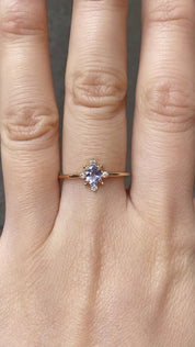 Leah Ring, 0.40ct Unheated Sapphire