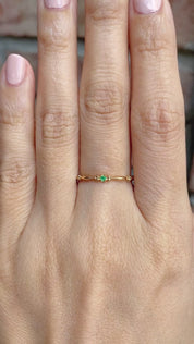Rubette Birthstone Ring