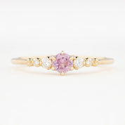 Estel Fleur Ring, 0.30ct Madagascar Sapphire