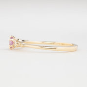 Estel Fleur Ring, 0.30ct Ceylon Sapphire