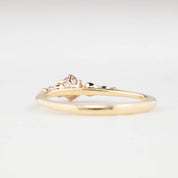 Estel Fleur Ring, 0.30ct Ceylon Sapphire