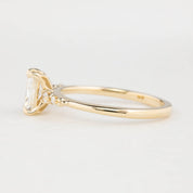 Estel Fleur Ring, 0.70ct Radiant Diamond | GIA Certified