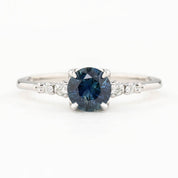 Estel Fleur Ring, 0.87ct Montana Sapphire