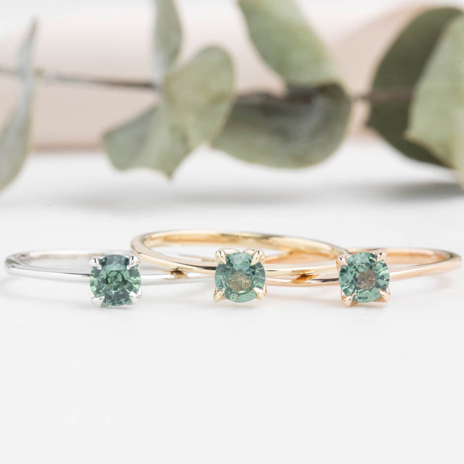 Sara Ring, 0.40ct Unheated Madagascar Sapphire of your choice