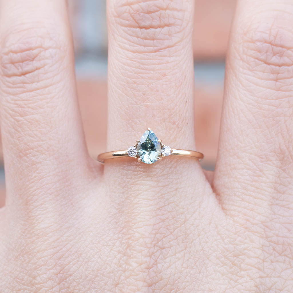 Emilie Ring, 0.45ct Montana Sapphire