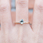 Emilie Ring, 0.45ct Montana Sapphire